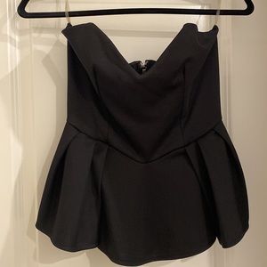 Strapless Black Top Guess by Marciano
